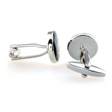 Number Letter Enamel Dropping Glue Cufflinks