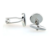 Number Letter Enamel Dropping Glue Cufflinks