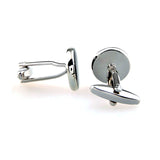 Number Letter Enamel Dropping Glue Cufflinks