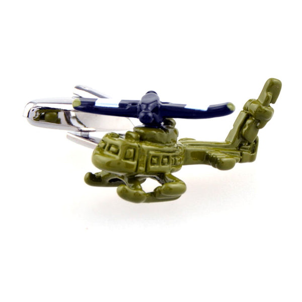 Military Tools Grease Baking Paint Cufflinks