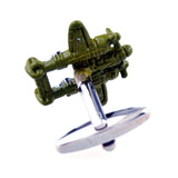 Military Tools Grease Baking Paint Cufflinks
