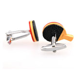Sports Technology Grease Baking Paint Cufflinks