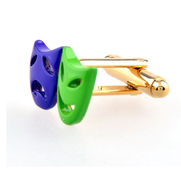 Enamel Dropping Glue Cufflinks