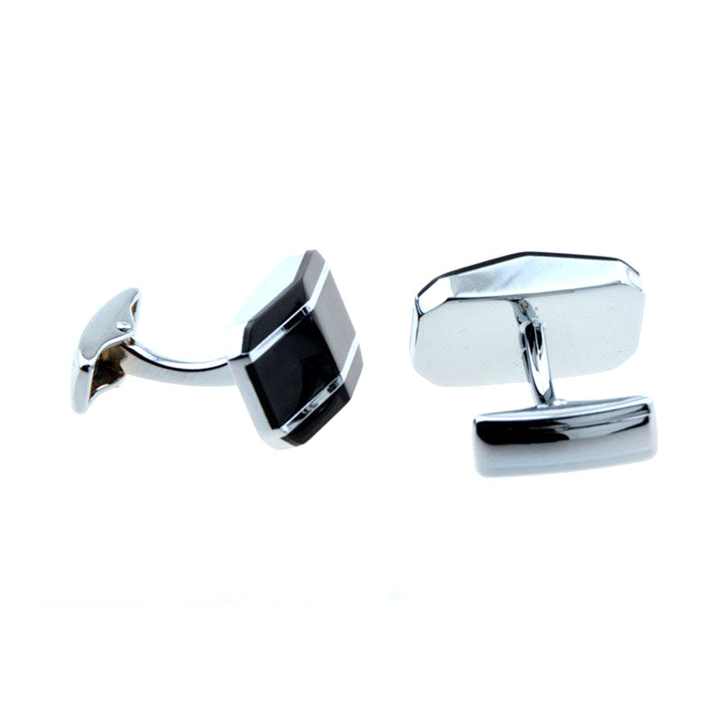 Plain Colour Metal Cufflinks