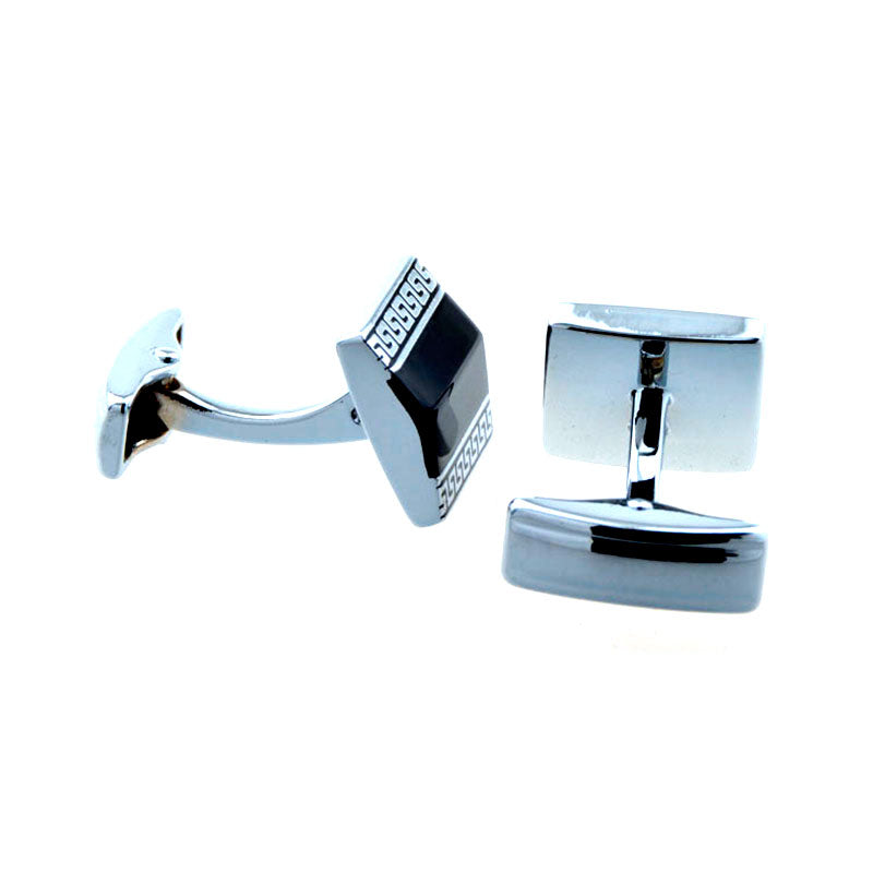 Plain Colour Metal Cufflinks