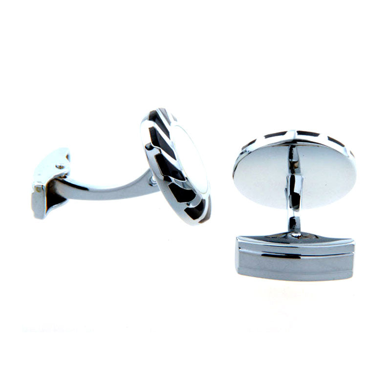 Enamel Dropping Glue Cufflinks