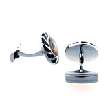 Crystal Zircon Cufflinks