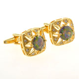 Crystal Zircon Cufflinks