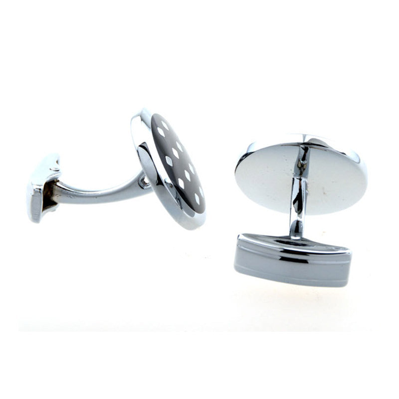 Enamel Dropping Glue Cufflinks