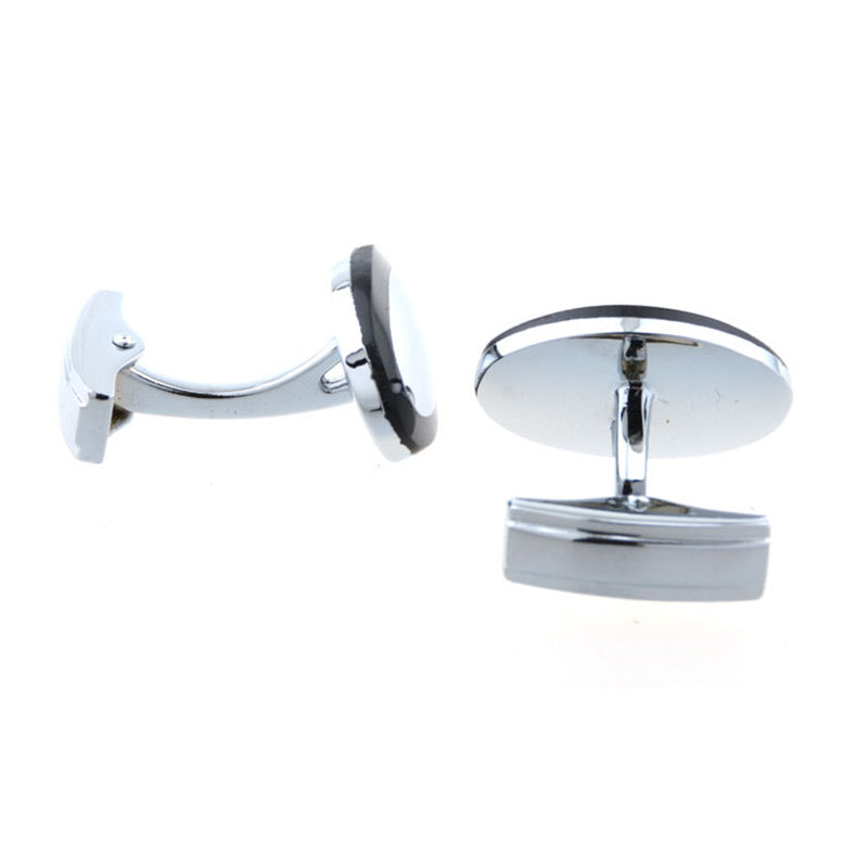 Enamel Dropping Glue Cufflinks