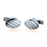 Plain Colour Metal Cufflinks