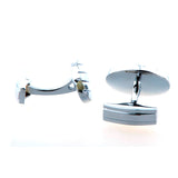 Plain Colour Metal Cufflinks