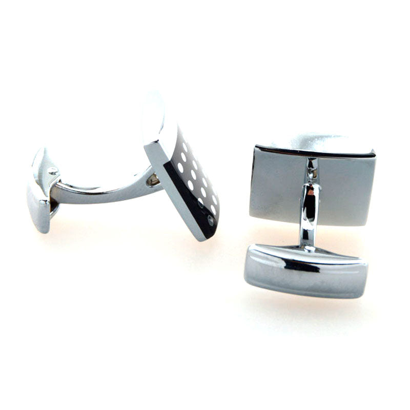 Enamel Dropping Glue Cufflinks