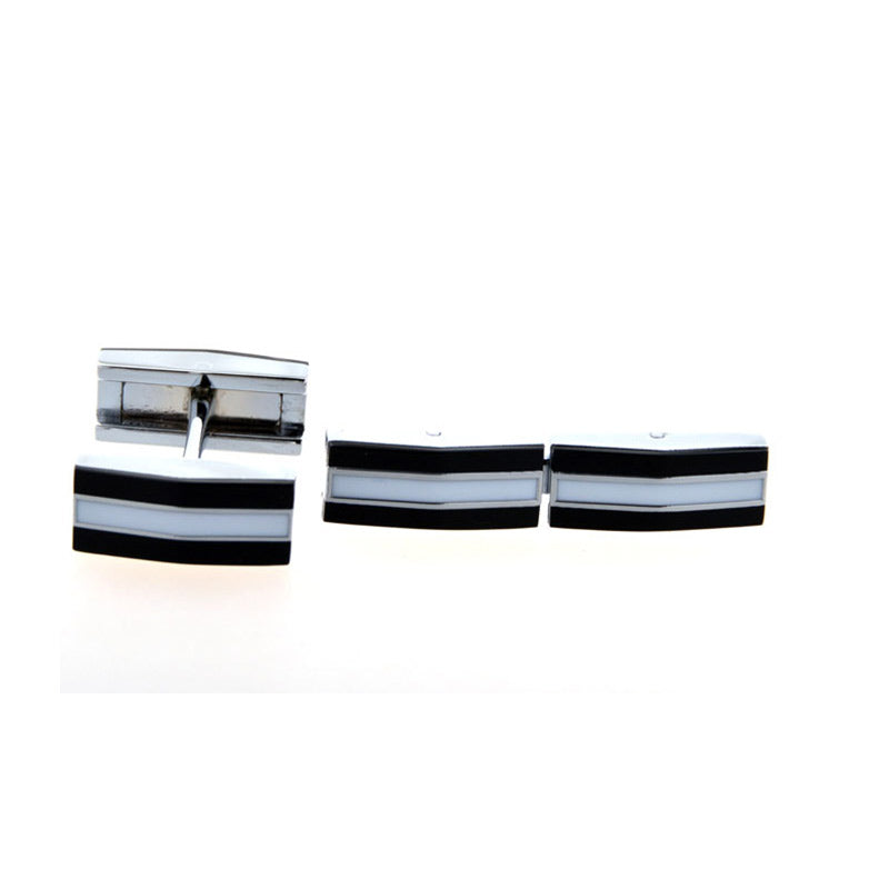 Enamel Dropping Glue Cufflinks