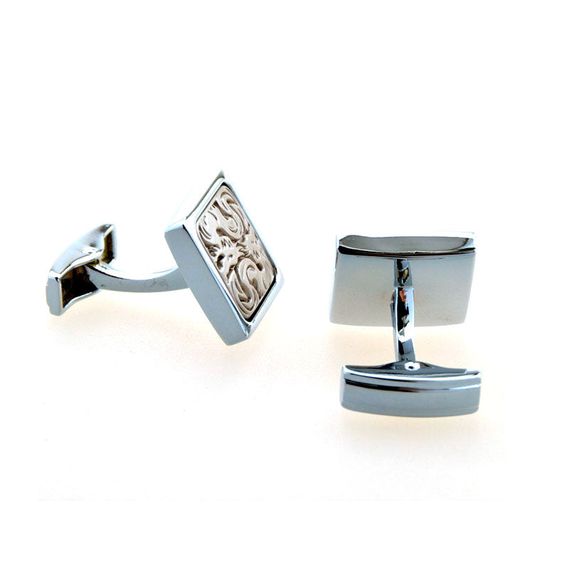Plain Colour Metal Cufflinks