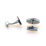 Enamel Dropping Glue Cufflinks