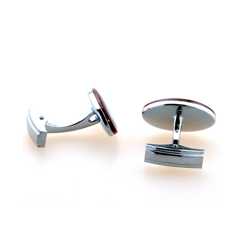Enamel Dropping Glue Cufflinks