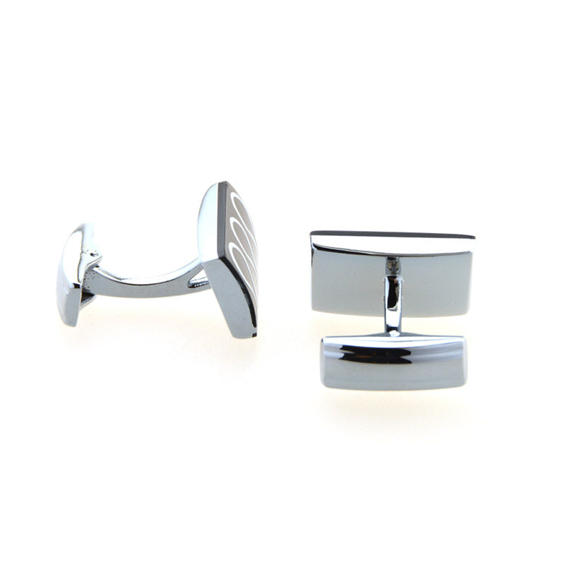 Enamel Dropping Glue Cufflinks