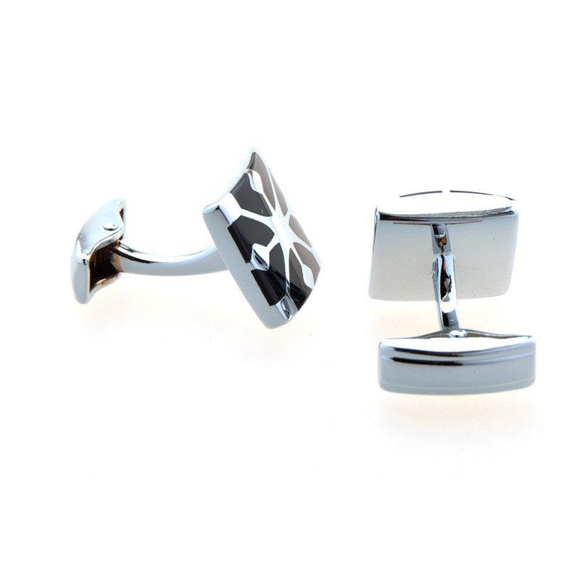 Enamel Dropping Glue Cufflinks