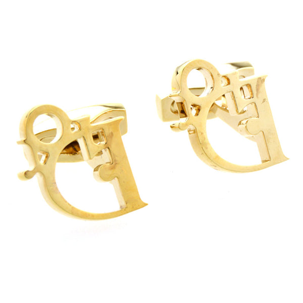 Cartoon Anime Plain Colour Metal Cufflinks