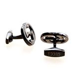 Cartoon Anime Plain Colour Metal Cufflinks