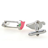 Vegetable Fruit Enamel Dropping Glue Cufflinks