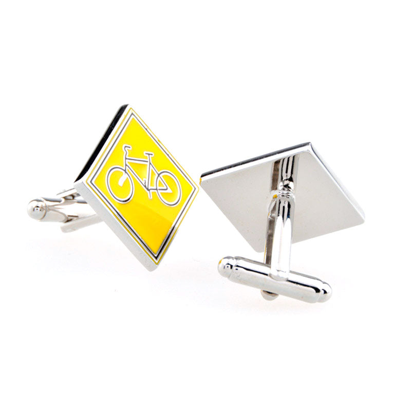 Car Logo Traffic Enamel Dropping Glue Cufflinks