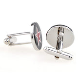 National Flag Music Enamel Dropping Glue Cufflinks