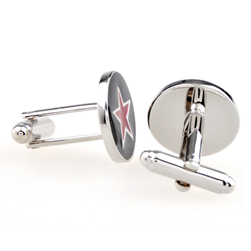 National Flag Music Enamel Dropping Glue Cufflinks