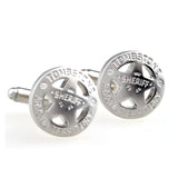 Plain Colour Metal Cufflinks