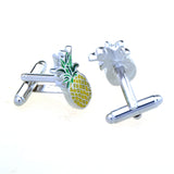 Vegetable Fruit Enamel Dropping Glue Cufflinks