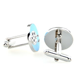 Enamel Dropping Glue Cufflinks