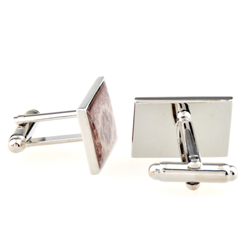 Enamel Dropping Glue Cufflinks
