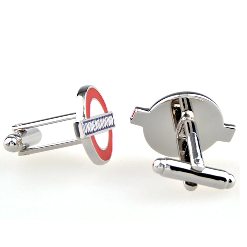 Enamel Dropping Glue Cufflinks