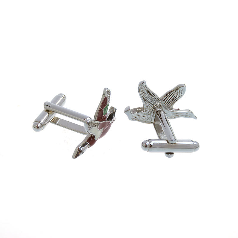 Animals Plants Enamel Dropping Glue Cufflinks
