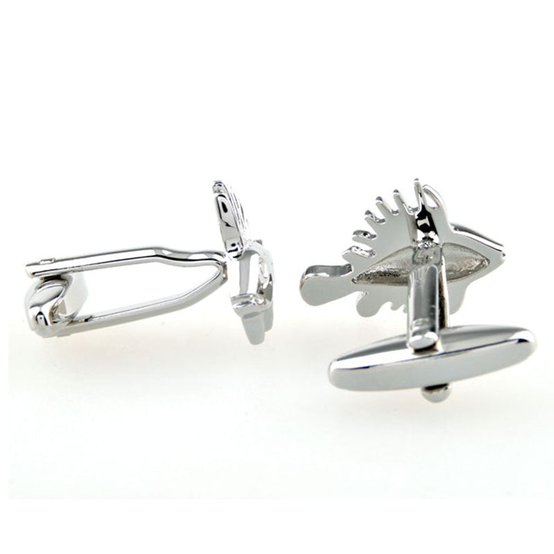 Animals Plants Plain Colour Metal Cufflinks