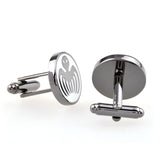 Cartoon Anime Enamel Dropping Glue Cufflinks