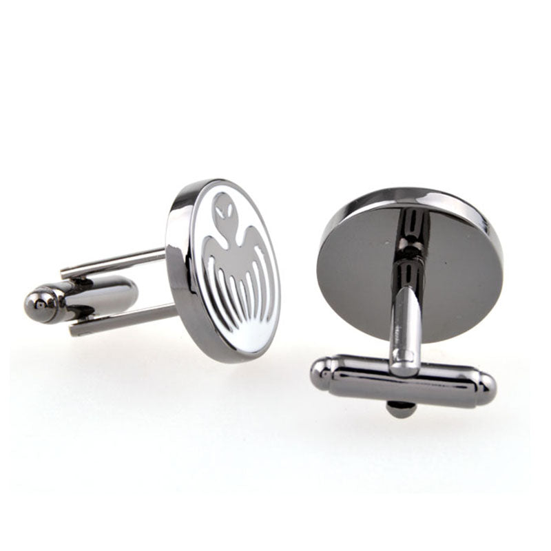 Cartoon Anime Enamel Dropping Glue Cufflinks