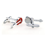 National Flag Music Enamel Dropping Glue Cufflinks