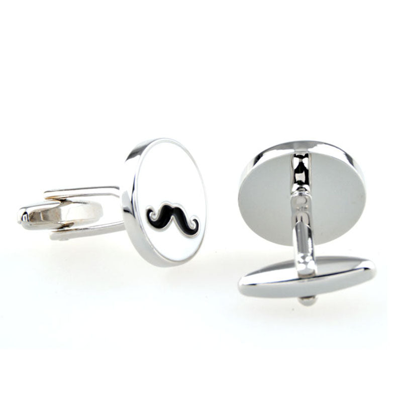 Festivals Wedding Reception Enamel Dropping Glue Cufflinks