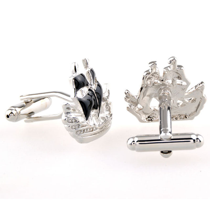 Car Logo Traffic Enamel Dropping Glue Cufflinks