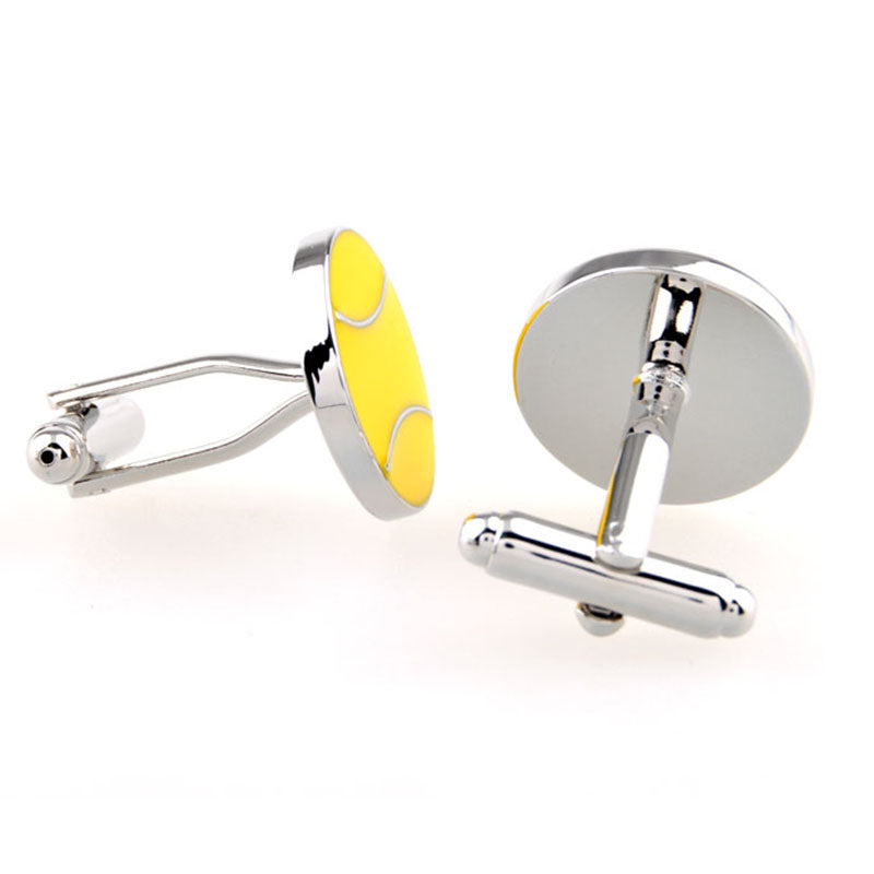 Sports Technology Enamel Dropping Glue Cufflinks