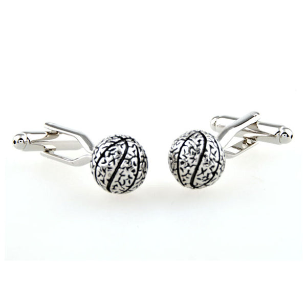 Sports Technology Grease Baking Paint Cufflinks