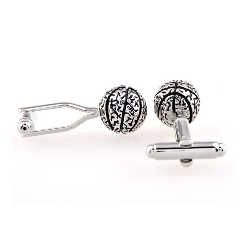 Sports Technology Grease Baking Paint Cufflinks