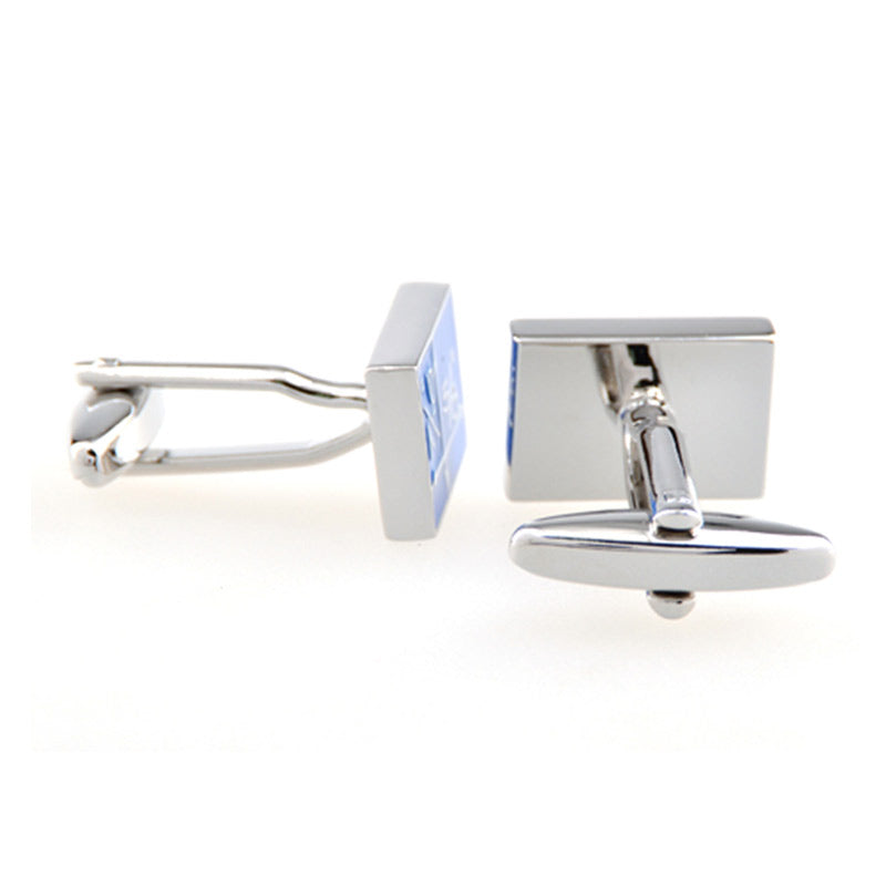 Enamel Dropping Glue Cufflinks