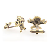 Interesting Skull Plain Colour Metal Cufflinks