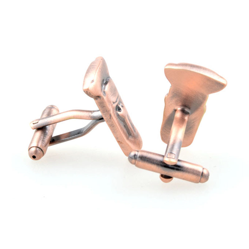 Plain Colour Metal Cufflinks