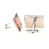 Movies Gambling Enamel Dropping Glue Cufflinks