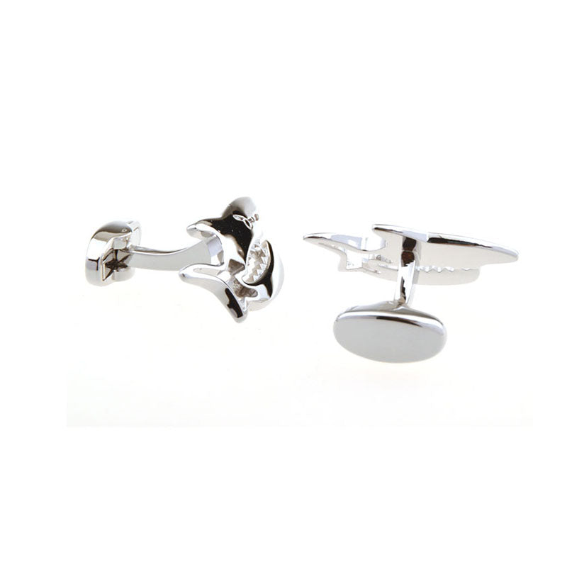 Animals Plants Plain Colour Metal Cufflinks
