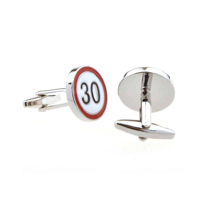 Enamel Dropping Glue Cufflinks
